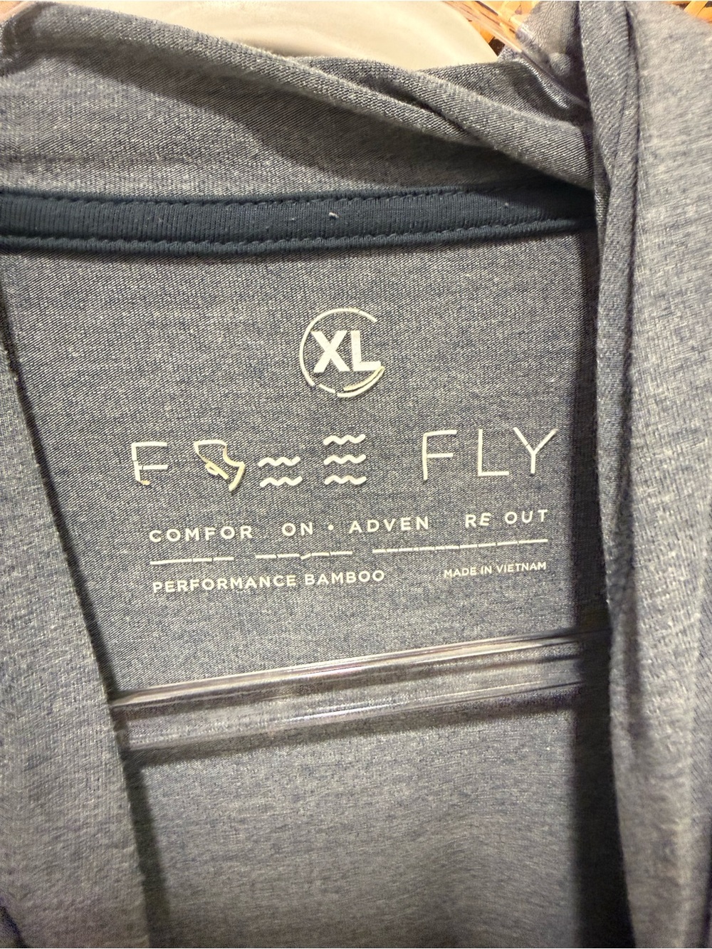 Free Fly Performance Bamboo Men's Gray Jacket - XL